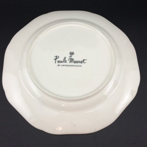 Paule Marrot Anthropologie Dessert Plate Pink Squirrel Retired DAMAGED 8" - Picture 11 of 15